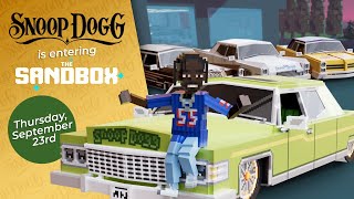 Snoop Dogg Enters The Sandbox Metaverse [upl. by Hertberg]