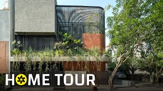 This 1400 sqft Compact Home in Bengaluru Has Ample Greenery Home Tour [upl. by Aihsyak852]