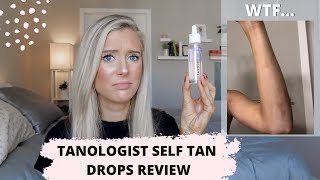 Tanologist Face  Body Self Tan Drops Review Demo Before amp Afters How to Apply Self Tanning Drops [upl. by Trebleda]