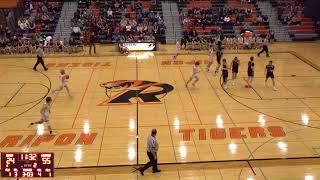 Ripon High School vs Laconia High School Mens JV Basketball [upl. by Magas]