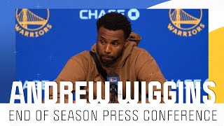 Andrew Wiggins on potentially being involved in trade talks this summer  NBC Sports Bay Area [upl. by Booze]