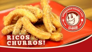 CHURROS Receta Fácil  El Guzii [upl. by Morgen]