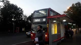 RARE  BLIND CHANGE  Route 202  Crystal Palace Bus Station  Blackheath Royal Standard [upl. by Steel]