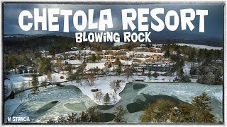 Chetola Resort  Blowing Rock NC in the Snow 4K DJI Mavic Air 2 Footage Winter Wonderland [upl. by Vadnee263]