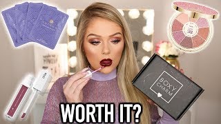 BOXYCHARM JANUARY 2019  UNBOXING  TRY ON [upl. by Tucky]