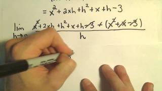 Derivative Using the Definition Example 2 [upl. by Horan]