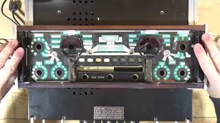 McIntosh C28 Stereo Preamplifier Basic Service  Cleaning Controls amp Replacing Lamps [upl. by Ajay]