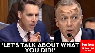 MUST WATCH Josh Hawley Takes No Prisoners Grilling Top Johnson amp Johnson Attorney [upl. by Dnesnwot646]