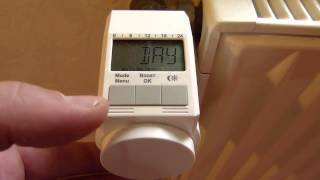 Programmierbares Heizkörperthermostat montieren und einstellen Model L [upl. by Sutit]