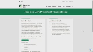 Want to go to the Houston Zoo for free Heres how [upl. by Lashond202]