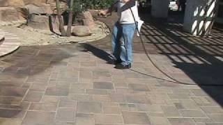 BPprobiz  WetLook Paver Sealer Application [upl. by Uta]