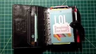 Filofax Pocket Malden Used as a Wallet [upl. by Nyhagen]