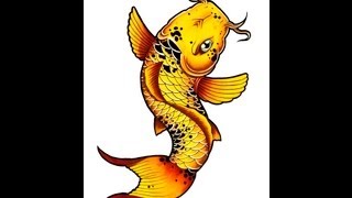 How to Draw a Koi Fish Tattoo Style by thebrokenpuppet [upl. by Ttevy]