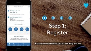 The Barclays app  How to register on a new device [upl. by Miru]