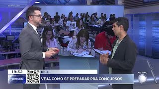 Professor traz dicas de como se preparar para prestar concursos públicos [upl. by Tarrant]