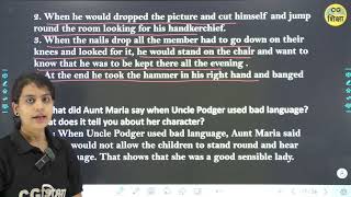 CLASS 10TH ENGLISH UNIT  2 CHAPTER 6 II UNCLE PODGER HANGS A PICTURE II READING  C  PART  2 [upl. by Scurlock]