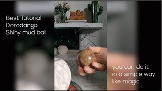 How to Make a Shiny MUD BALL with only earthwater amp Bottle Dorodango I Japanese Polished Clay Ball [upl. by Mcneil859]