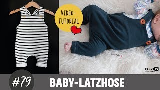 Eine süße BabyLatzhose ganz einfach selber nähen DIYNähTutorial [upl. by Htebzile37]