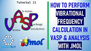 How to Perform Vibrational Frequency Calculation in VASP and Analysis with JMOL [upl. by Redleh]