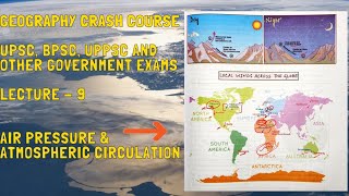 9 AIR PRESSURE amp ATMOSPHERIC CIRCULATION  GEOGRAPHY CRASH COURSE  UPSC 2024  BPSC 2024  UPSC [upl. by Aerdnuahs]