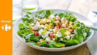 Zomerse salade van gegrilde groenten en Italiaanse quornblokjes [upl. by Grega]