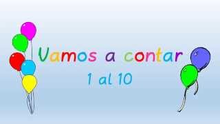 Vamos a contar 1 10  Numbers 1  10 [upl. by Ahcsrop]