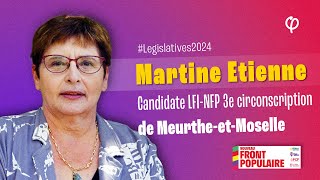 Législative 2024  En MeurtheetMoselle cette candidate LFINFP mène bataille contre la pauvreté [upl. by Ellenad]