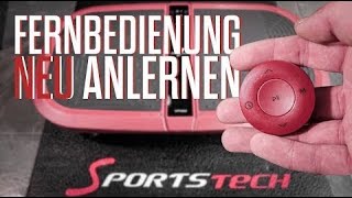 SPORTSTECH Vibration Plate VP300 Fernbedienung neu anlernen [upl. by Adnael252]