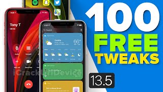 TOP 100 FREE Cydia Tweaks for iOS 135 Jailbreak [upl. by Kozloski]