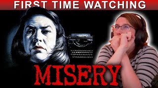 MISERY  MOVIE REACTION  FIRST TIME WATCHING [upl. by Hanfurd]