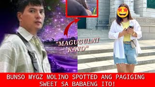 SPOTTED NGAYON ANG LAMBINGAN NI BUNSO MYGZ MOLINO AT NG BABAENG ITO [upl. by Ymled]