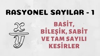 Rasyonel Sayılar  1 Basit Bileşik Sabit ve Tam Sayılı Kesirler [upl. by Deonne446]