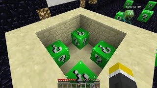 Minecraft GREEN LUCKY BLOCK vs FISH MONSTER [upl. by Names]