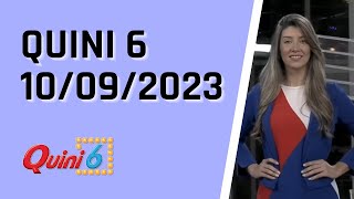 Quini 6 en vivo 10092023  Resultados del sorteo quini 6 del Domingo 10 de Septiembre del 2023 [upl. by Banks]