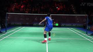 Chen Long Footwork MASTERCLASS vs Nishimoto CLOSEUP 🔥 [upl. by Beutner]