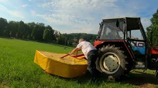 Preparation of grass feed for heifers [upl. by Akcirre]