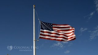 Etiquette for Flying the Flag at Half Staff [upl. by Iadam]