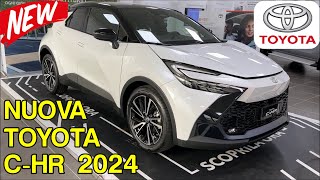 Nuova Toyota CHR 2024 Suv Coupé Unica e Originale Vediamola Dentro e Fuori Anche Full Hybrid [upl. by Netsirk]