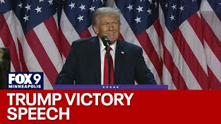 Donald Trumps full victory speech [upl. by Armil]