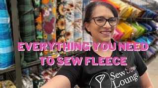 All About Fleece Fabric  5 Tips for Sewing Fleece [upl. by Mima]