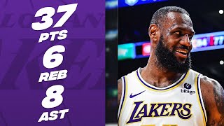 LeBron James SEASONHIGH Performance vs Rockets 👑  November 19 2023 [upl. by Tracee23]