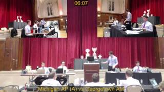 2014 NDT Finals  Georgetown AM vs Michigan AP [upl. by Urbas]