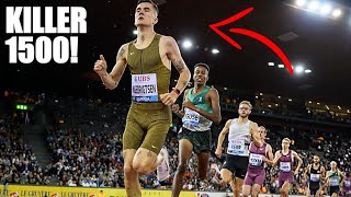 Jakob Ingebrigtsen VS Josh Kerr amp Yared Nuguse  Mens 1500 Meters  Diamond League Zurich [upl. by Mayhs]