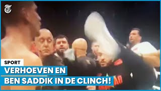 Hier probeert Jamal Ben Saddik Rico Verhoeven te schoppen [upl. by Otrebron]