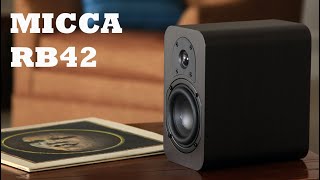 Unboxing MICCA RB42 bookshelf speakers [upl. by Arikat556]