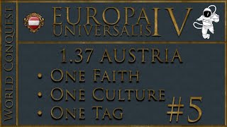 EU4 Austria  World Conquest  P5 Vassalizing France [upl. by Kenrick]