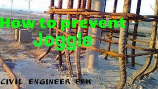 How prevent JOGGLE in column reinforcement  Civil Engineer FBH [upl. by Elrebmik]