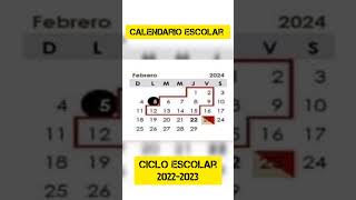 Calendario escolar OFICIAL Ciclo Escolar 20232024 Calendario Oficial SEP 🧑‍🏫 [upl. by Krik]