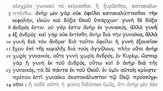 Koine Greek  1 Corinthians [upl. by Isborne254]