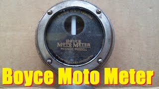 Boyce Moto Meter  Hood Ornament  Radiator Cap [upl. by Mosnar109]